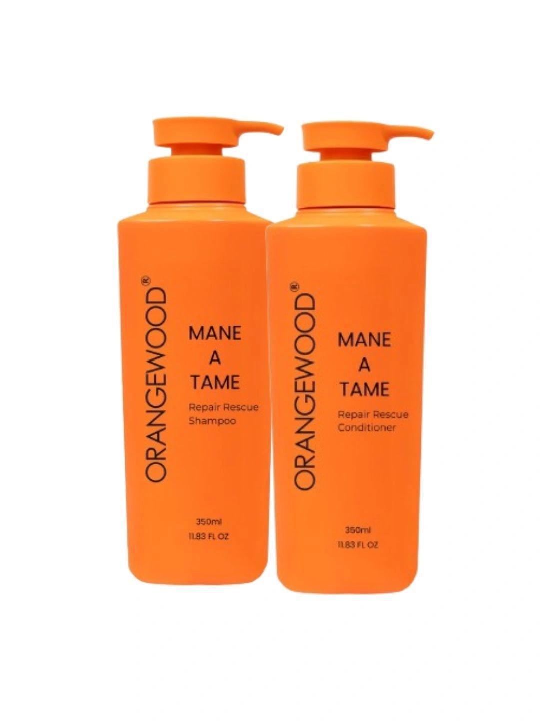 Buy ORANGEWOOD Set Of 2 ManeATame Repair Rescue Shampoo & Conditioner 350 Ml Each - - Personal Care for Unisex
