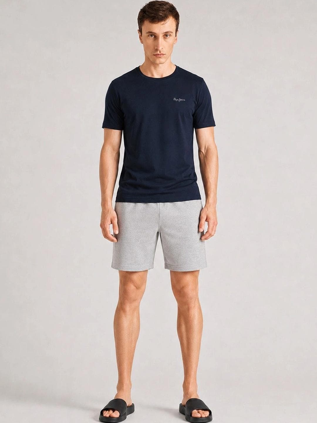 Buy Pepe Jeans Men Crew Neck Relaxed Fit Lounge Tshirt - - Apparel for Men