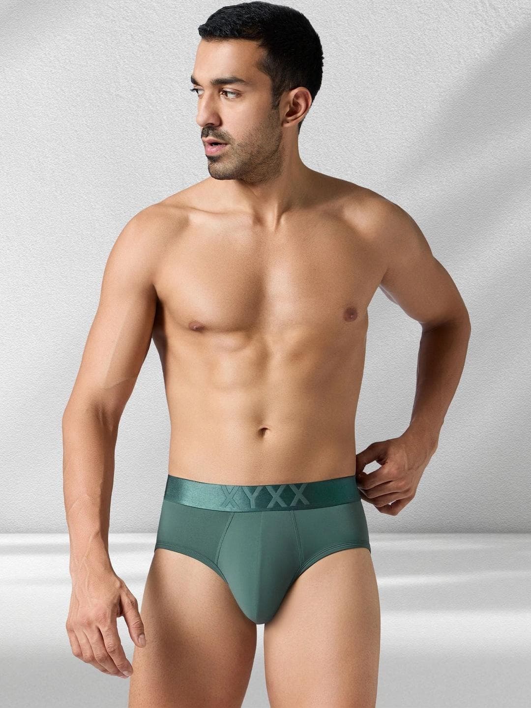 XYXX Men Solid Rev Tactel Brief Underwear