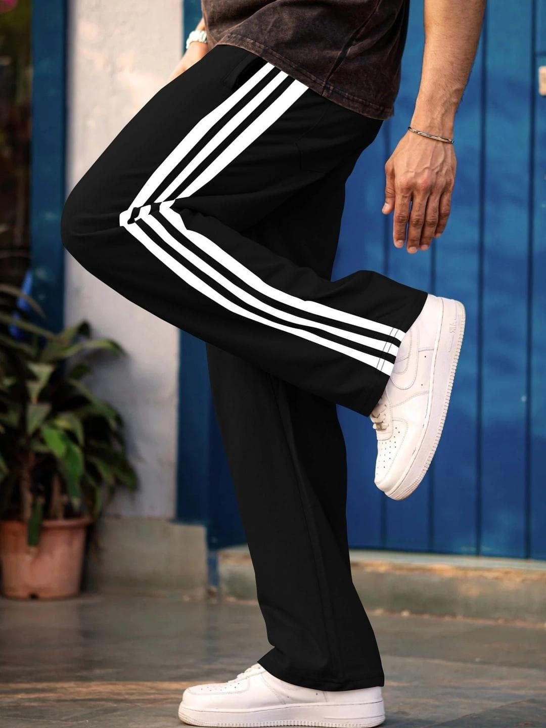 MODALEN Men Relaxed Fit Training Track Pants