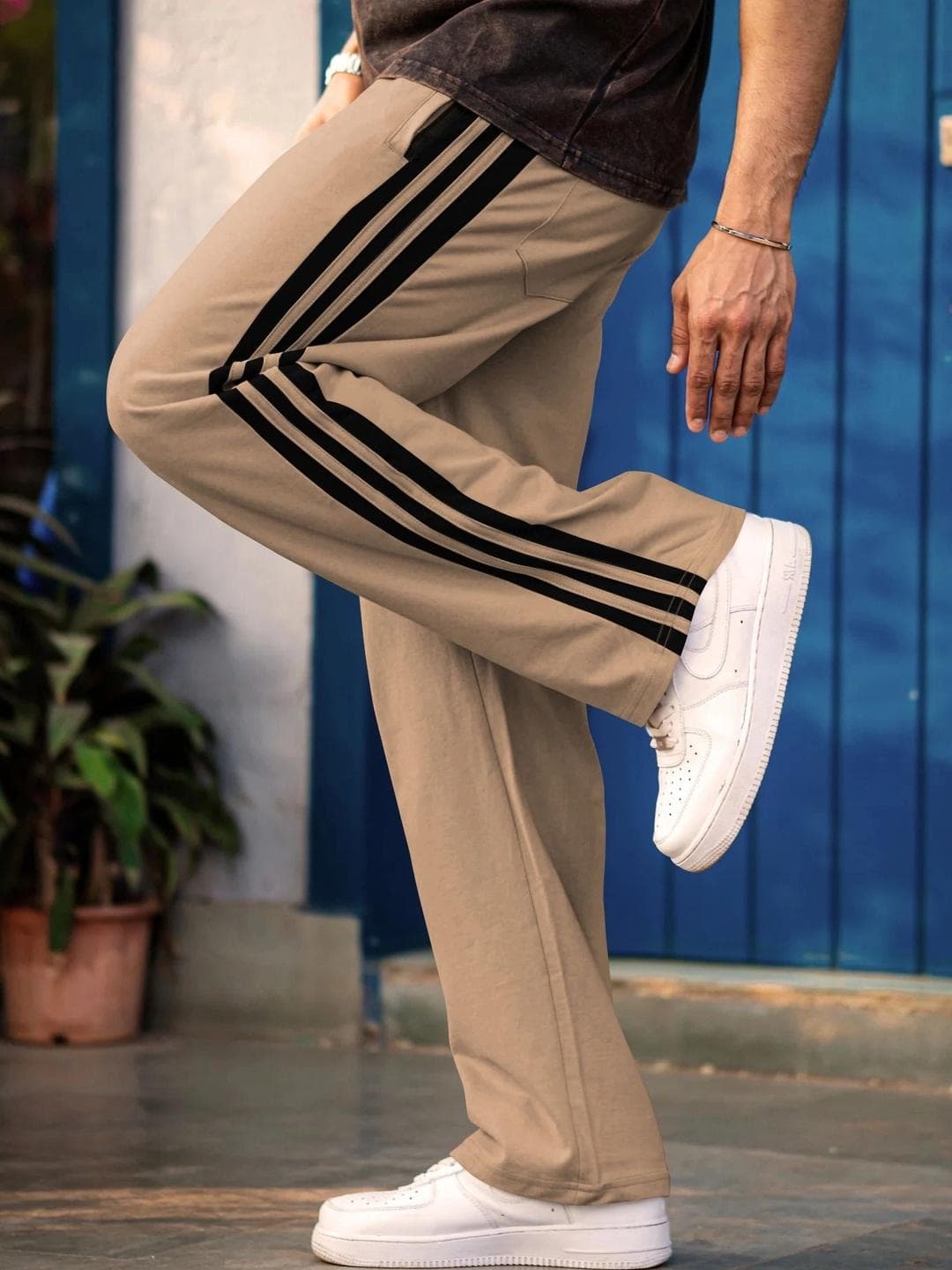 MODALEN Men Relaxed Fit Training Track Pants