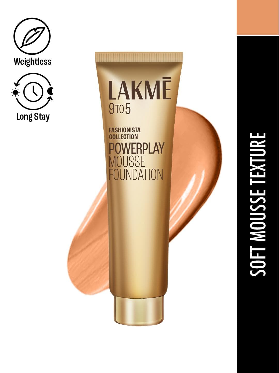 Buy Lakme 9to5 Powerplay Mousse Foundation Rose Ivory, 25g - - Personal Care for Women