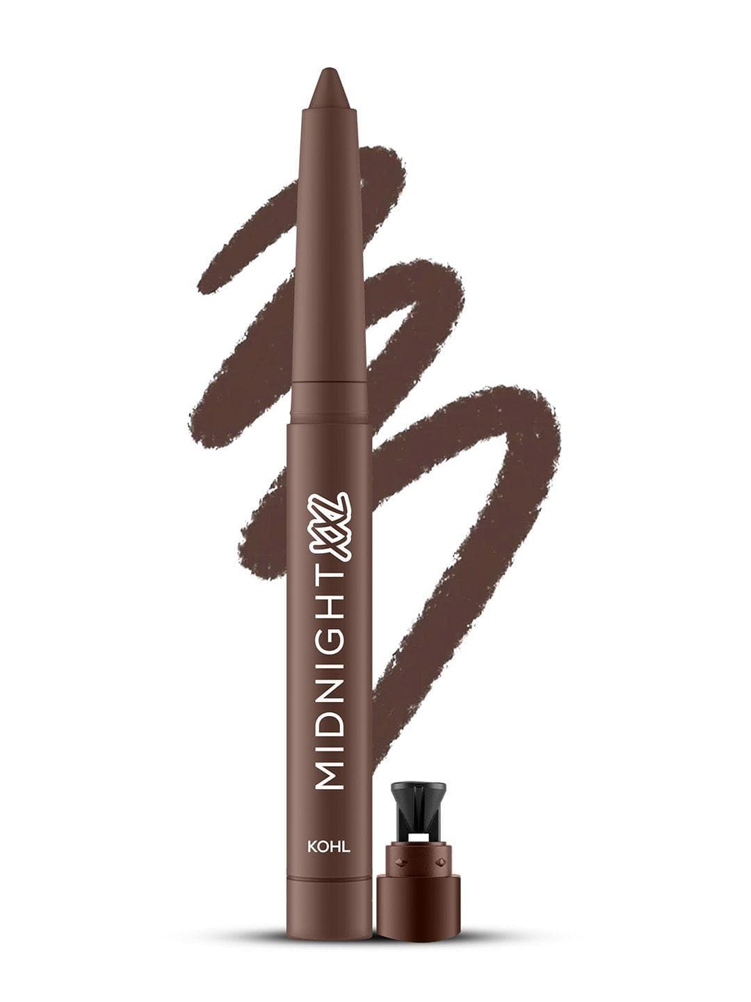 Buy Renee Midnight XXL Water & Smudge Proof Kohl With Sharpener 1.5 G Brown - - Personal Care for Women