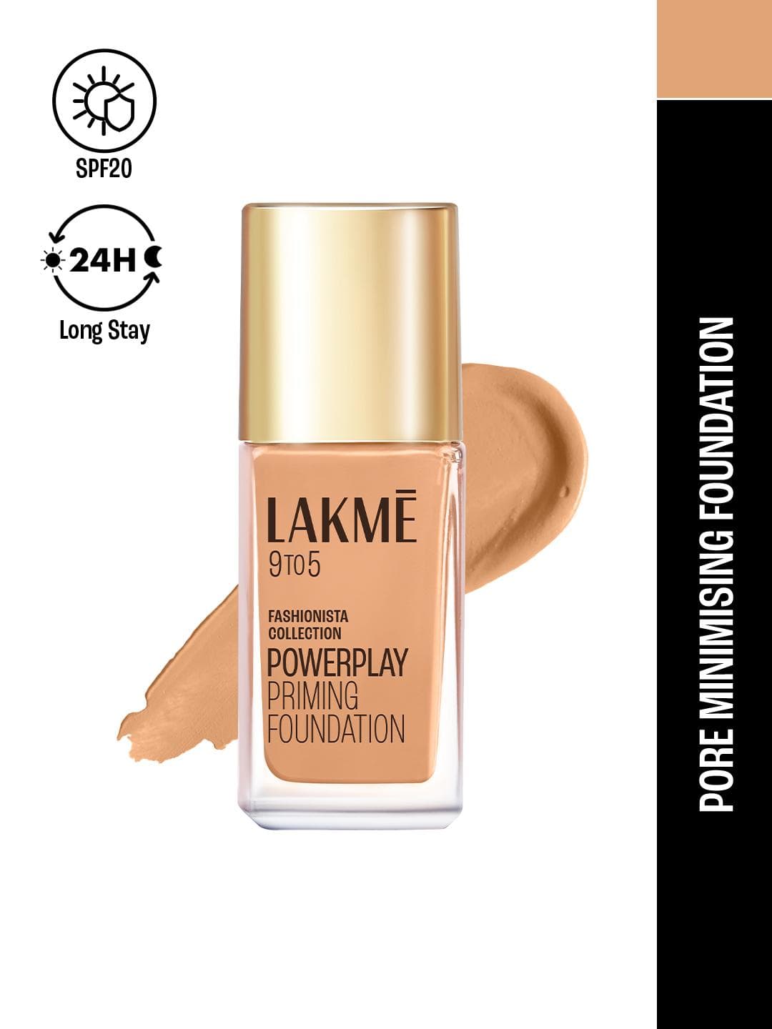 Buy Lakme 9to5 Powerplay Priming Foundation With Built In Primer & SPF20 25ml Neutral Nude - - Personal Care for Women