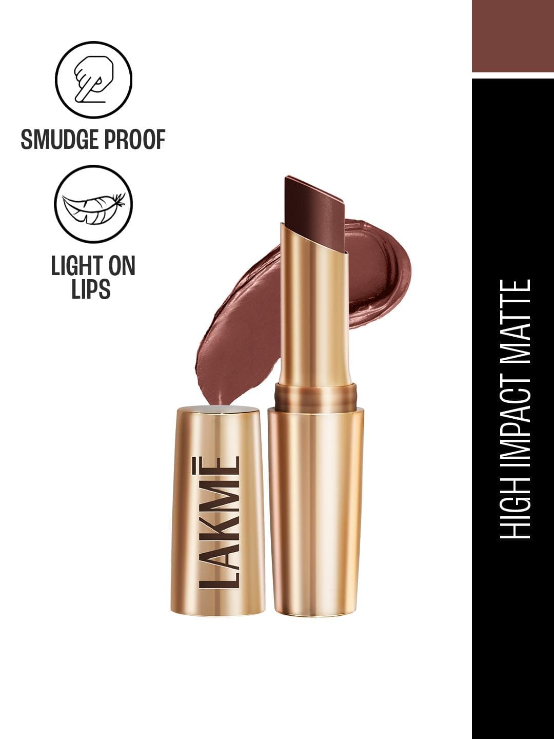 Buy Lakme 9to5 Powerplay Priming Matte Lipstick With Vit E Lasts 16Hr 3.6g Brown Walnut - - Personal Care for Women