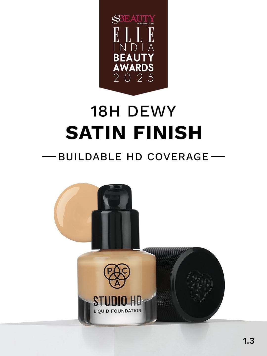 Buy PAC Studio HD Liquid Foundation Mini For Dewy Finish Buildable Coverage 1.3 9 Ml - - Personal Care for Women