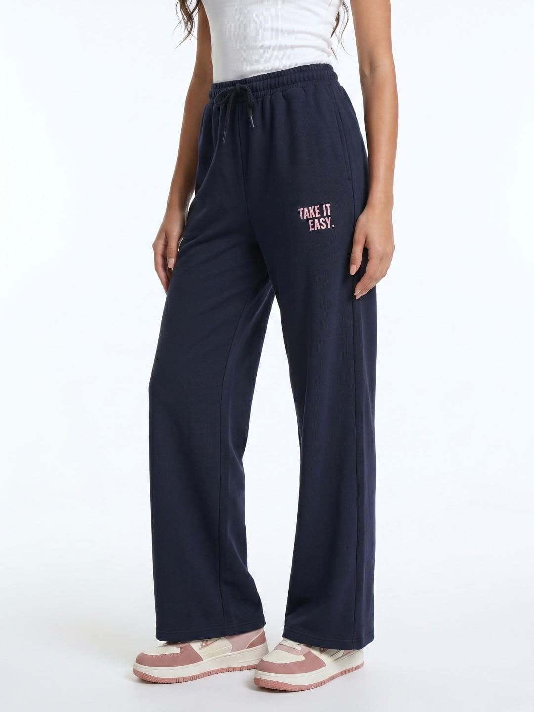 glitchez Women Relaxed Fit Track Pants
