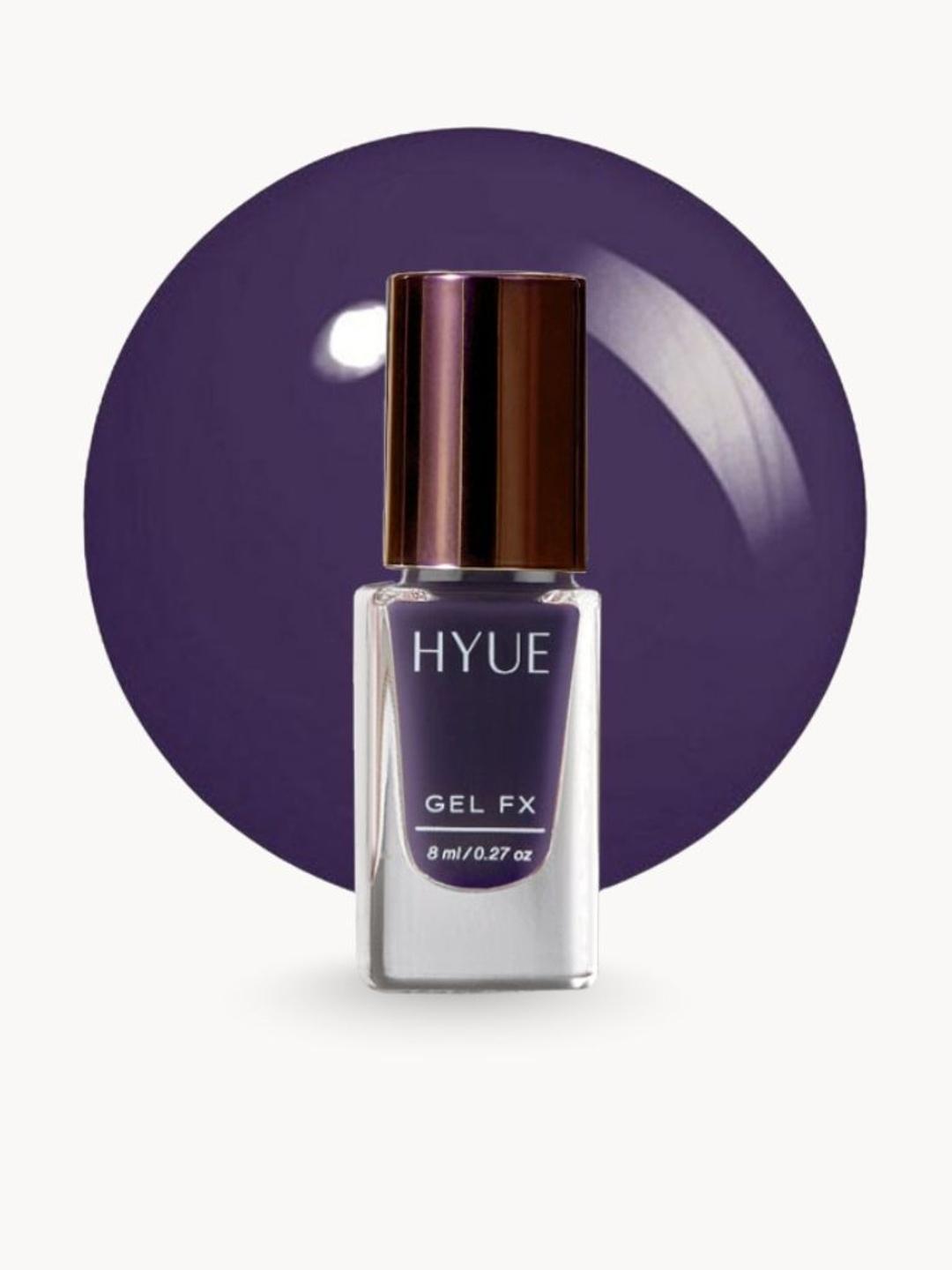 Buy HYUE Gel FX Nail Paint Almost Black Quick Dry And Chip Resistant 14 Day Long Wear 8ml - - Personal Care for Women
