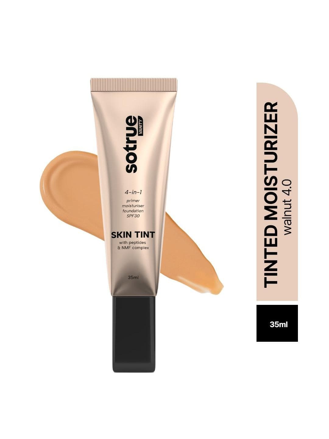 Buy SOTRUE Primer Moisturiser Foundation SPF30 4 In 1 Foundation 4.0 Walnut 35 Ml - - Personal Care for Women