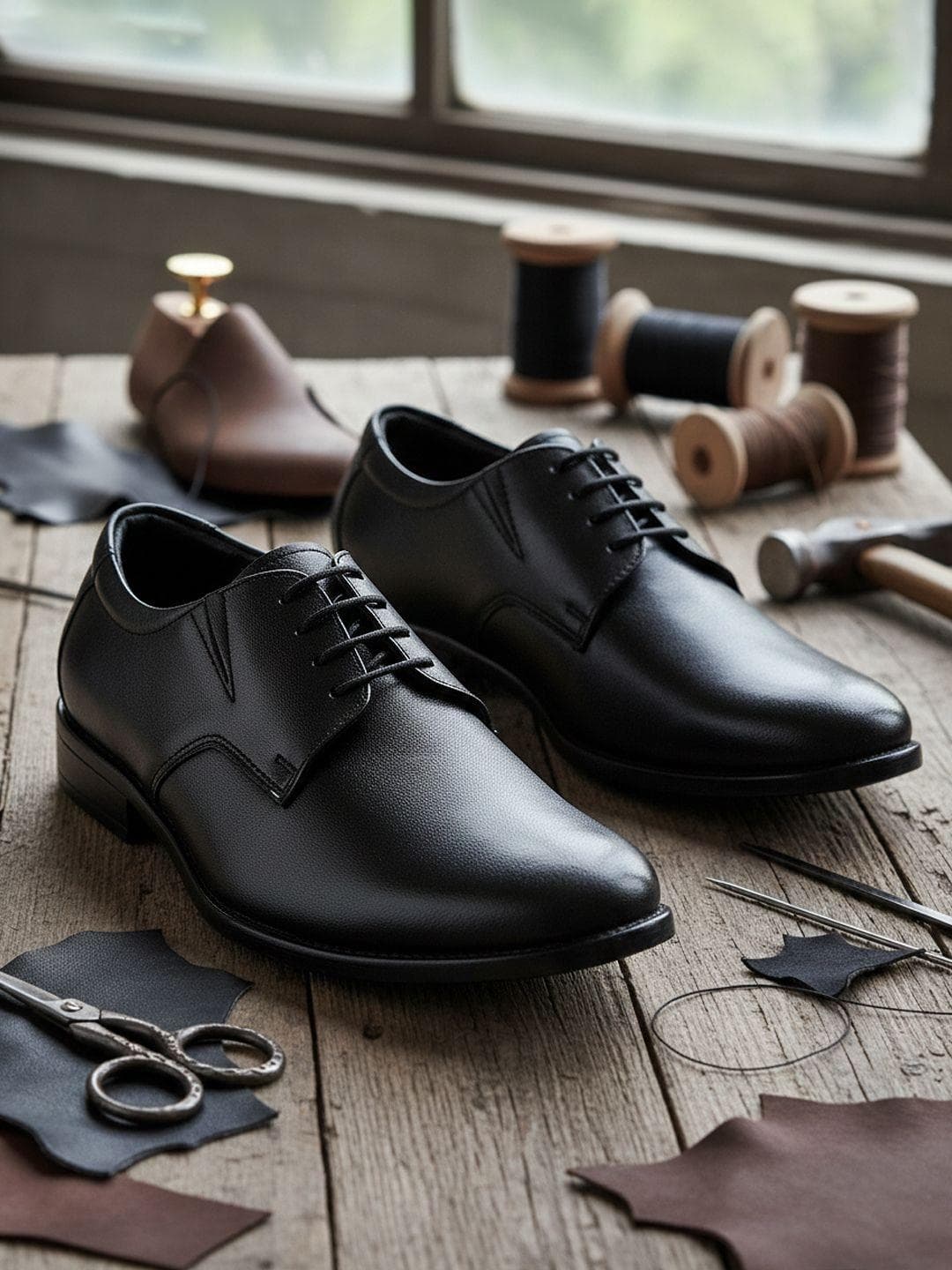 Khadims Men Leather Formal Derbys