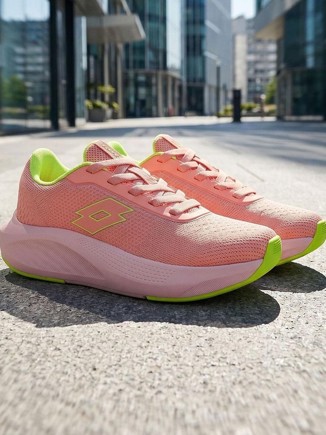 Lotto Women Xwift Knit Peach Running Shoes