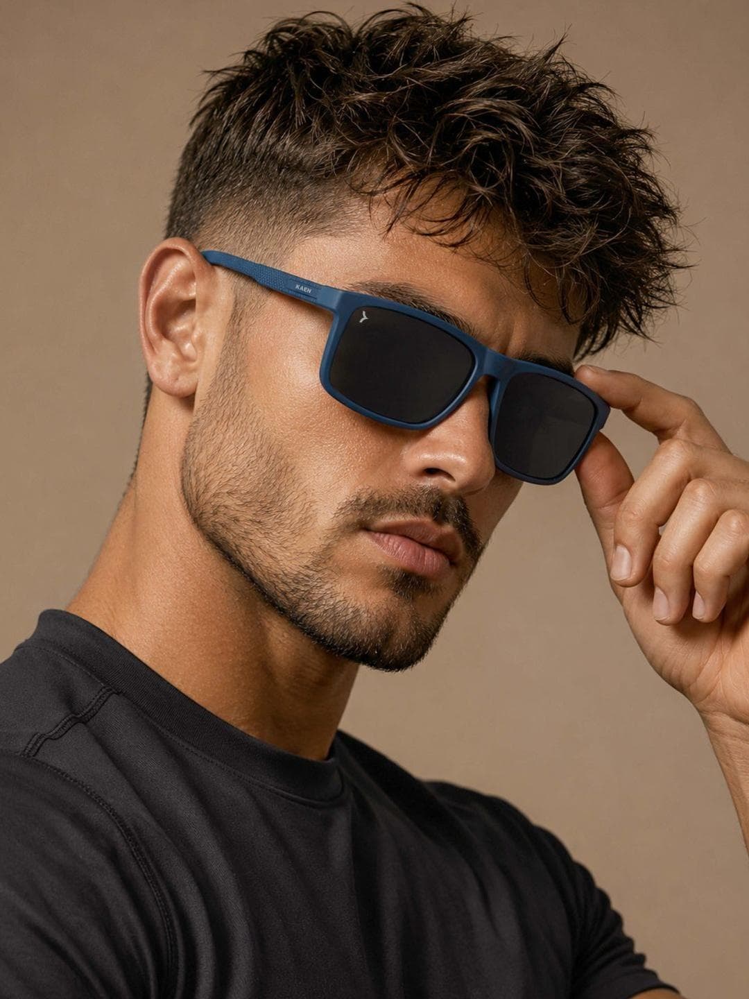 Eyewearlabs Unisex Rectangle Sunglasses with Polarised Lens ELKASKoleC2