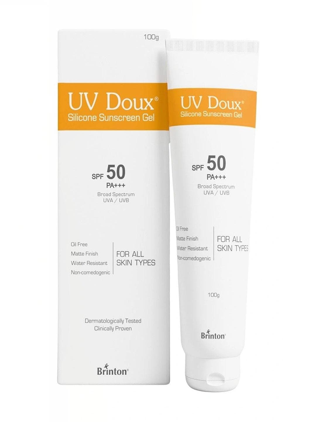 Buy Brinton UV Doux Silicone Sunscreen Gel SPF 50 PA+++ 100g - - Personal Care for Women