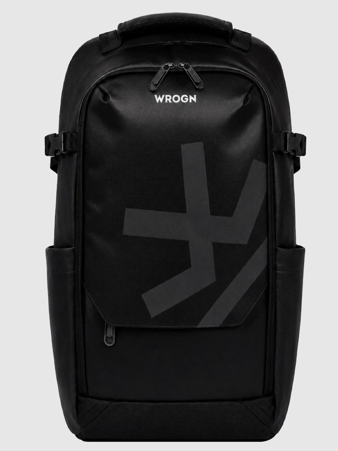 WROGN Unisex Brand Logo Backpack with Anti-Theft