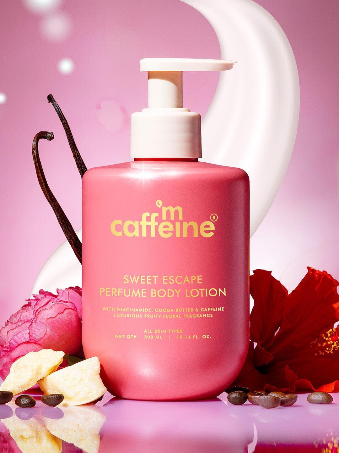 Buy MCaffeine Sweet Escape Perfume Body Lotion 300 Ml - - Personal Care for Unisex