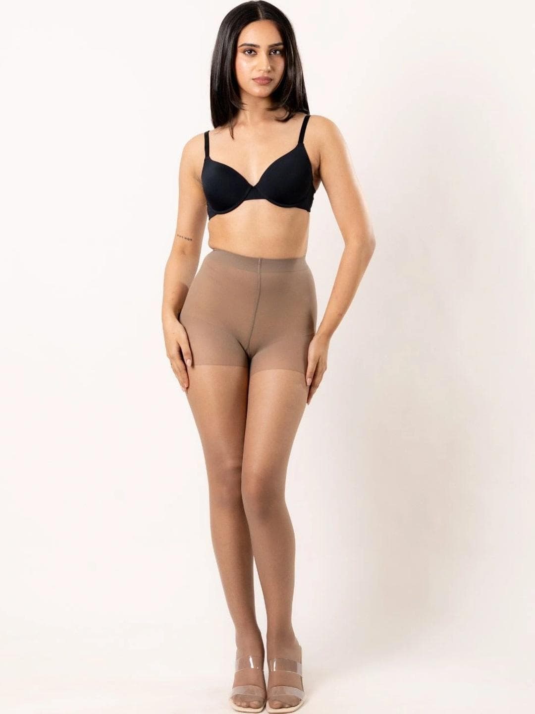 Shapercult Women Ultra Premium Anti-Scratch Transparent Stockings