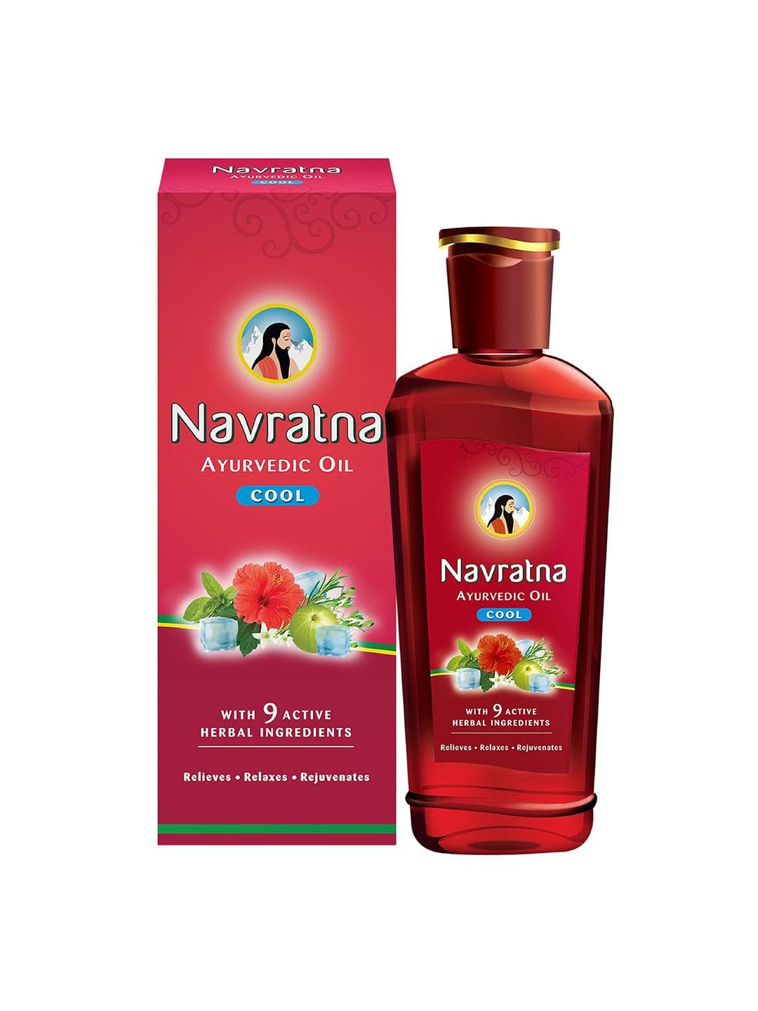 Buy Navratna Ayurvedic Cool Hair Oil With 9 Herbs 500 Ml - - Personal Care for Men