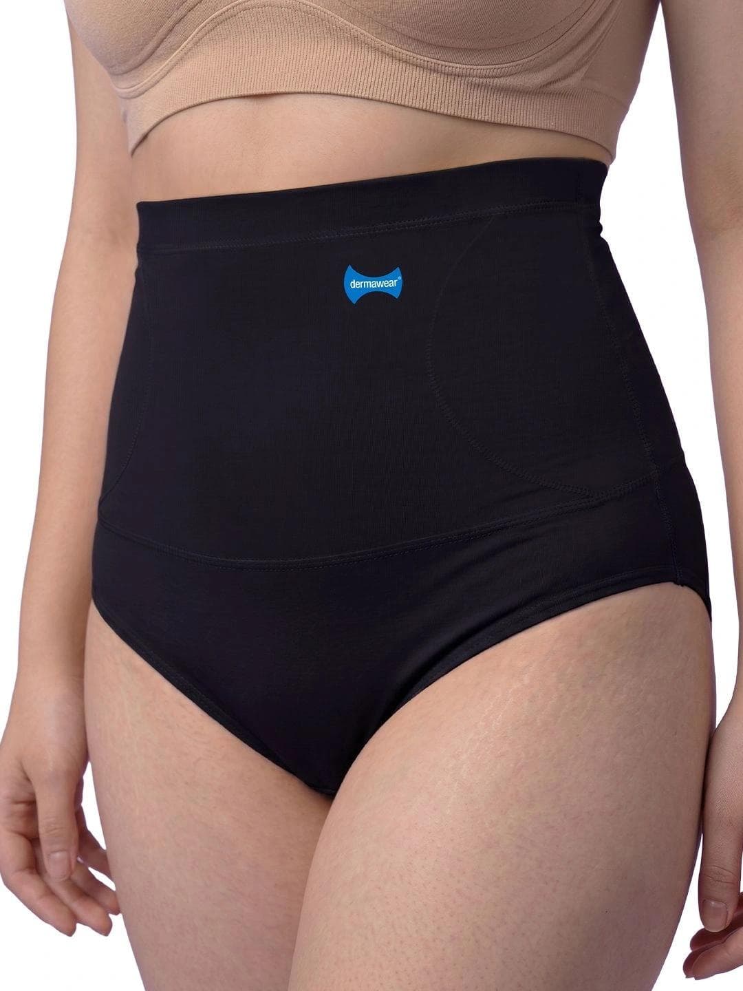 Dermawear Women Black Solid Mini Corset Shapewear