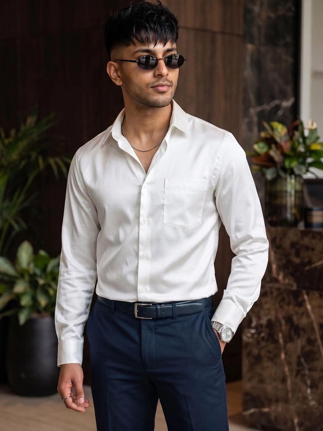 The Roadster Lifestyle Co Spread Collar Shirts