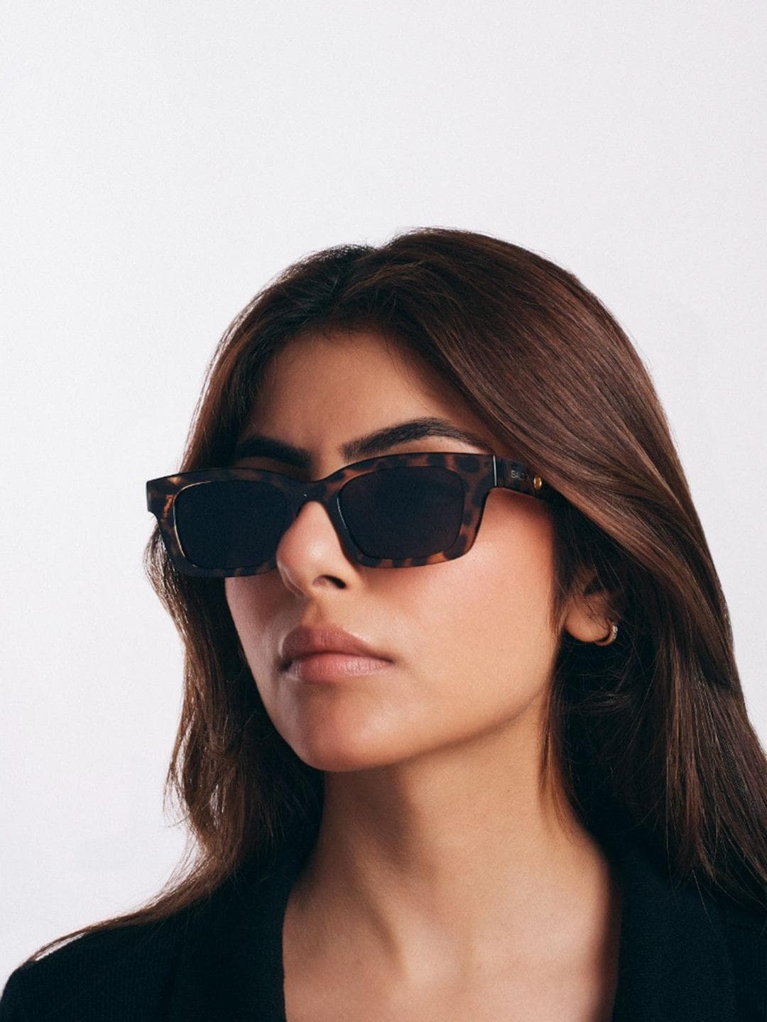 SALTY Women Statement Rectangular UV Protection Shades SG0036-DM-BK