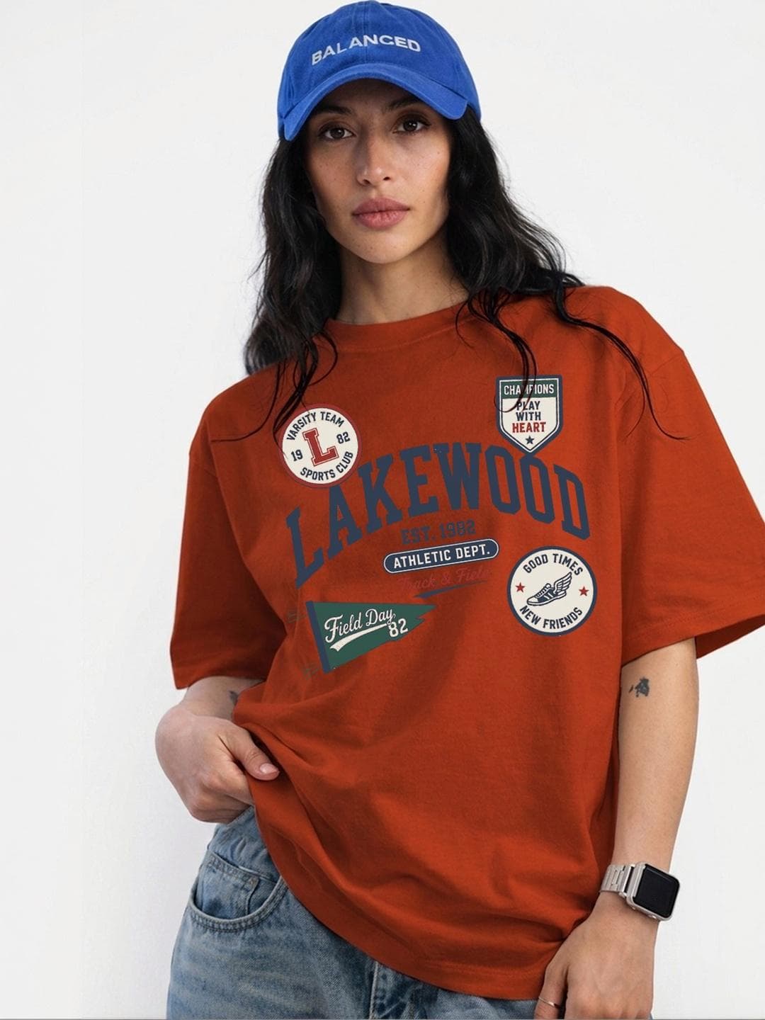 Roadster Women Printed Organic Cotton Blend T-shirt