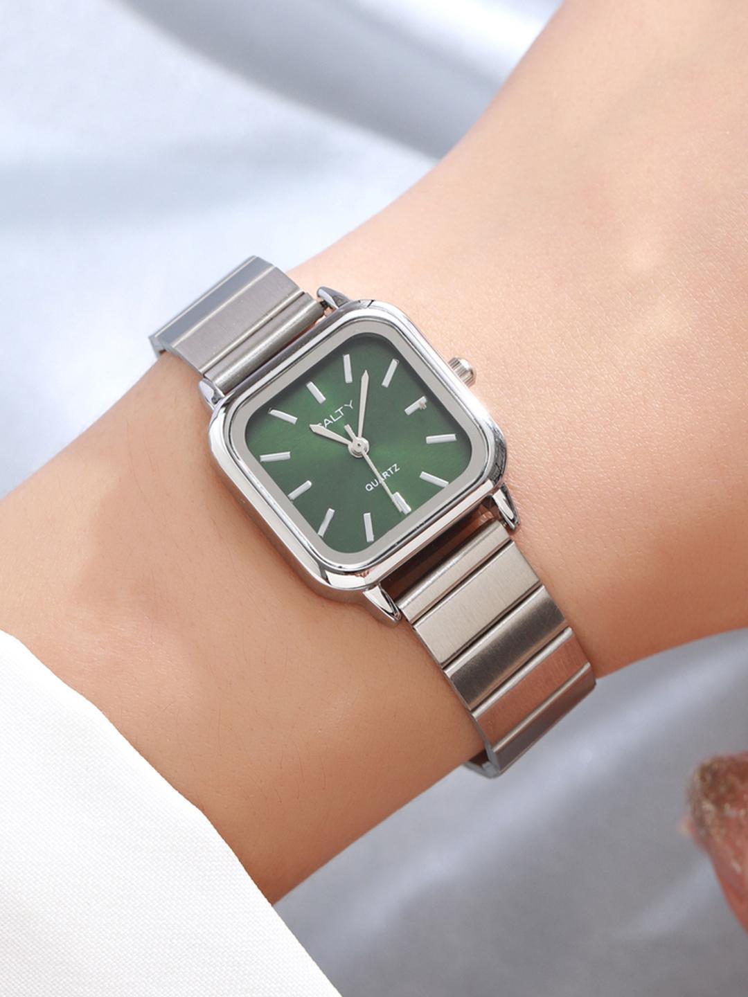 Buy SALTY Women Green Forest Dial Sleek Watch WT S 0005 S GR - - Accessories for Women