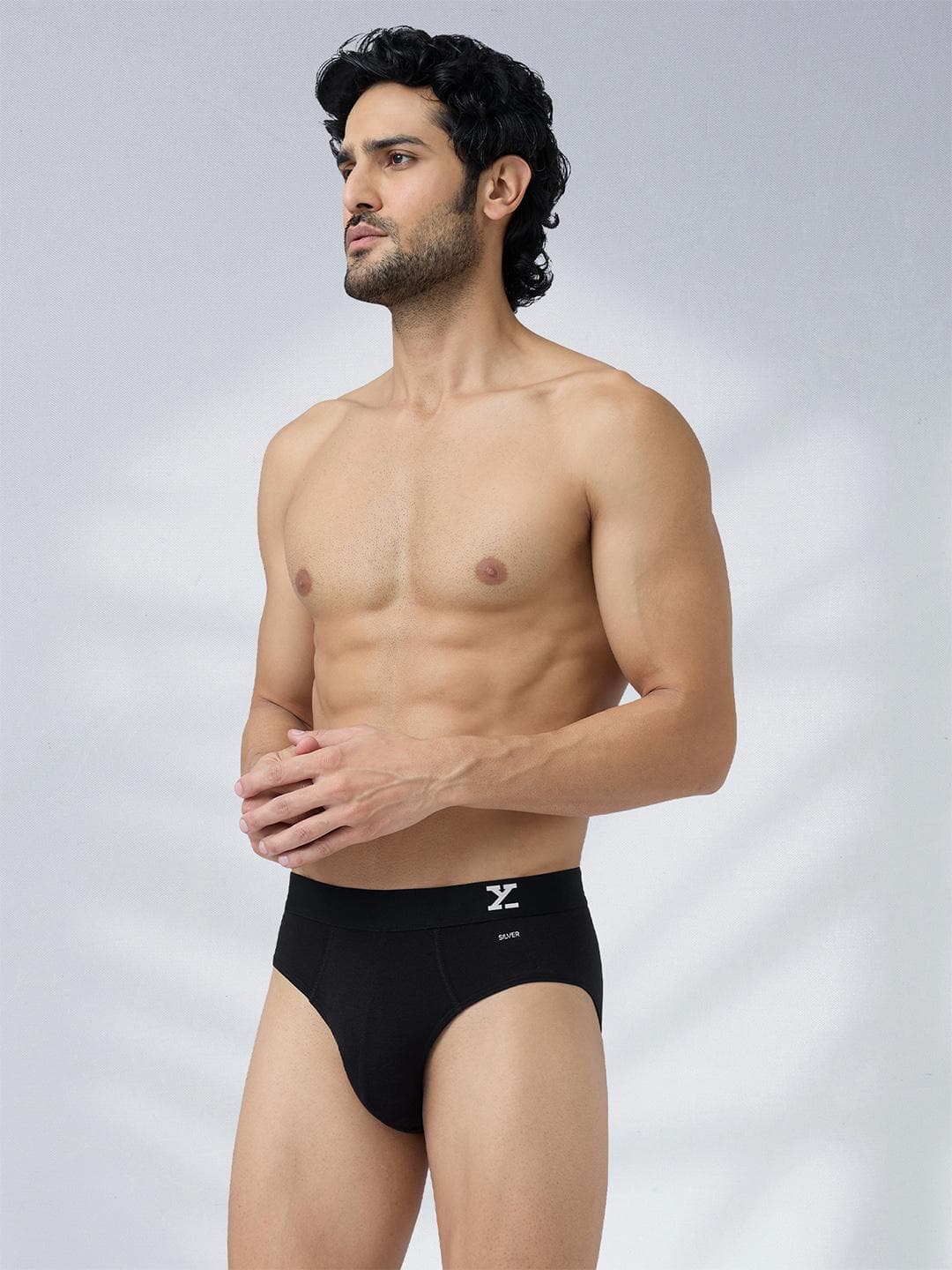 Buy XYXX Men Black Aero Combed Cotton Briefs XYBRF96 - - Apparel for Men