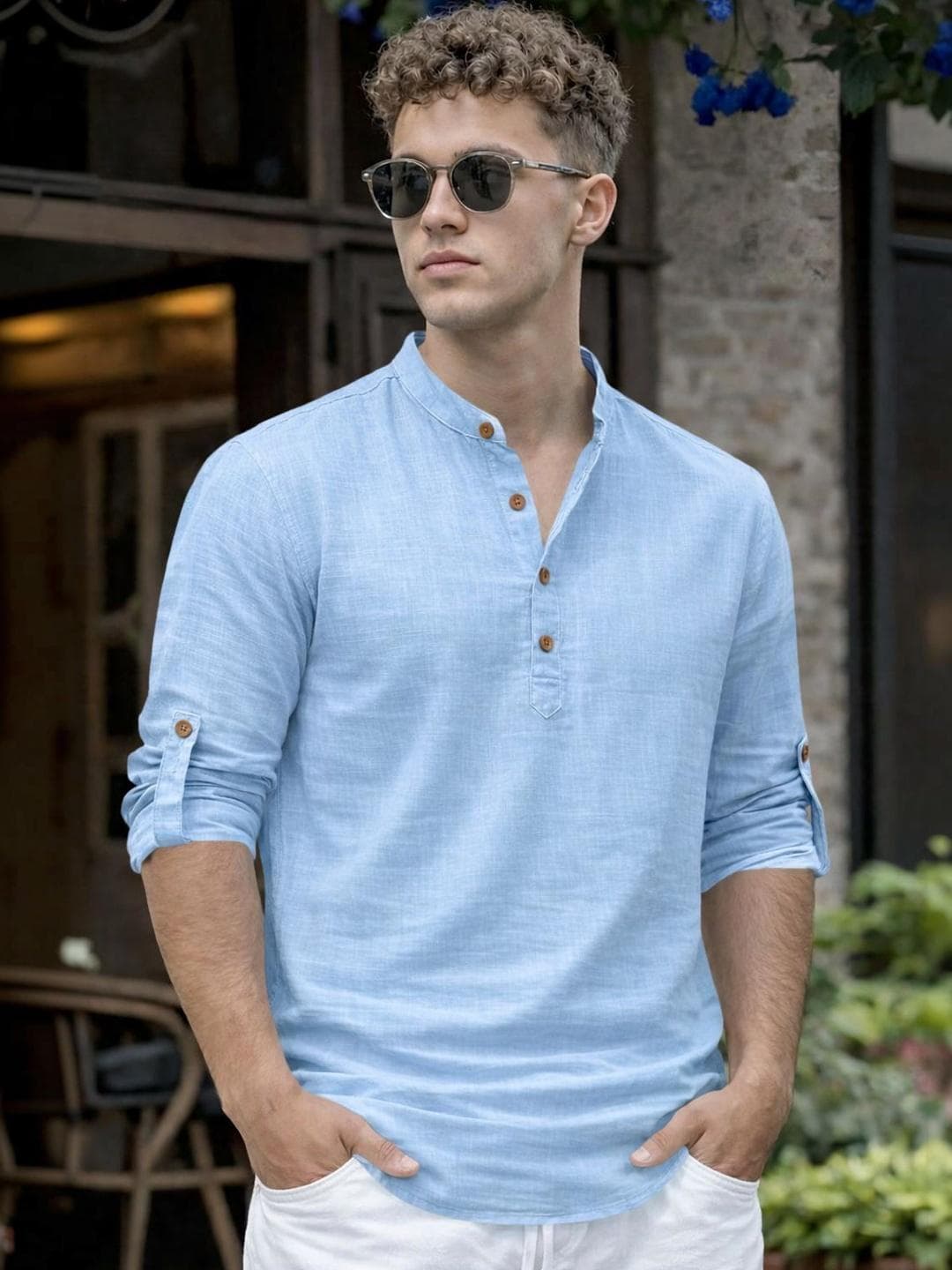ZELINCO Men Cotton Kurta
