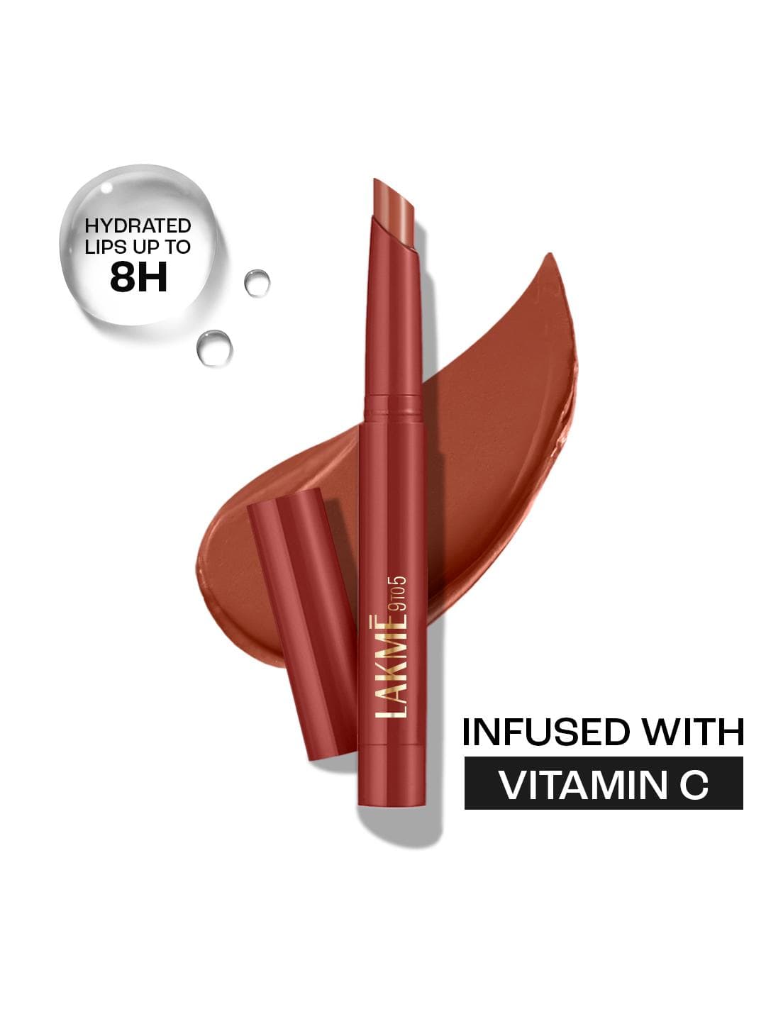 Buy Lakme 9To5 Forever Matte Long Lasting Hydration Lip Crayon With Vitamin C Balance Brown - - Personal Care for Women