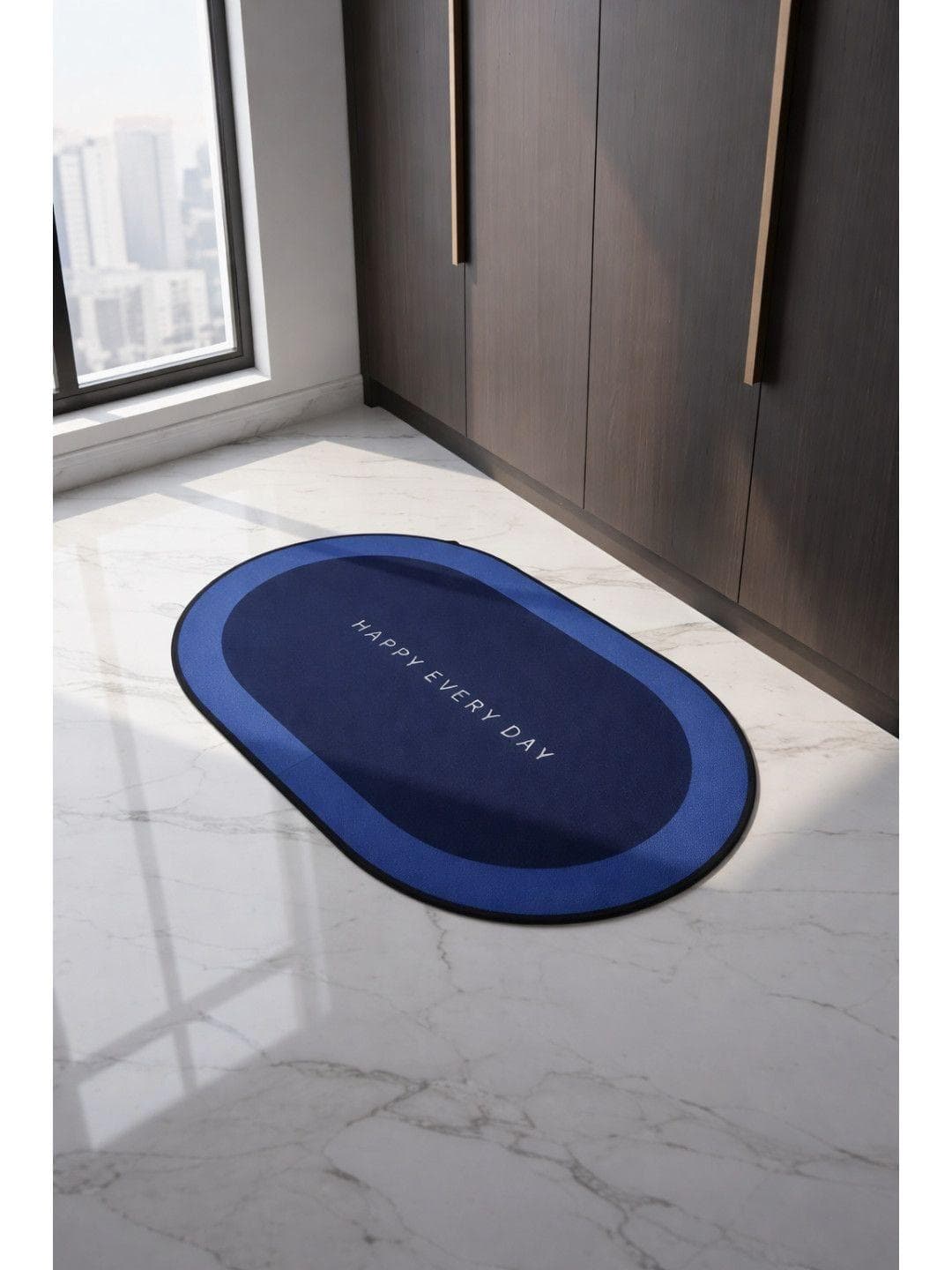 Buy DeoDap Blue Doormats - - Home for Unisex