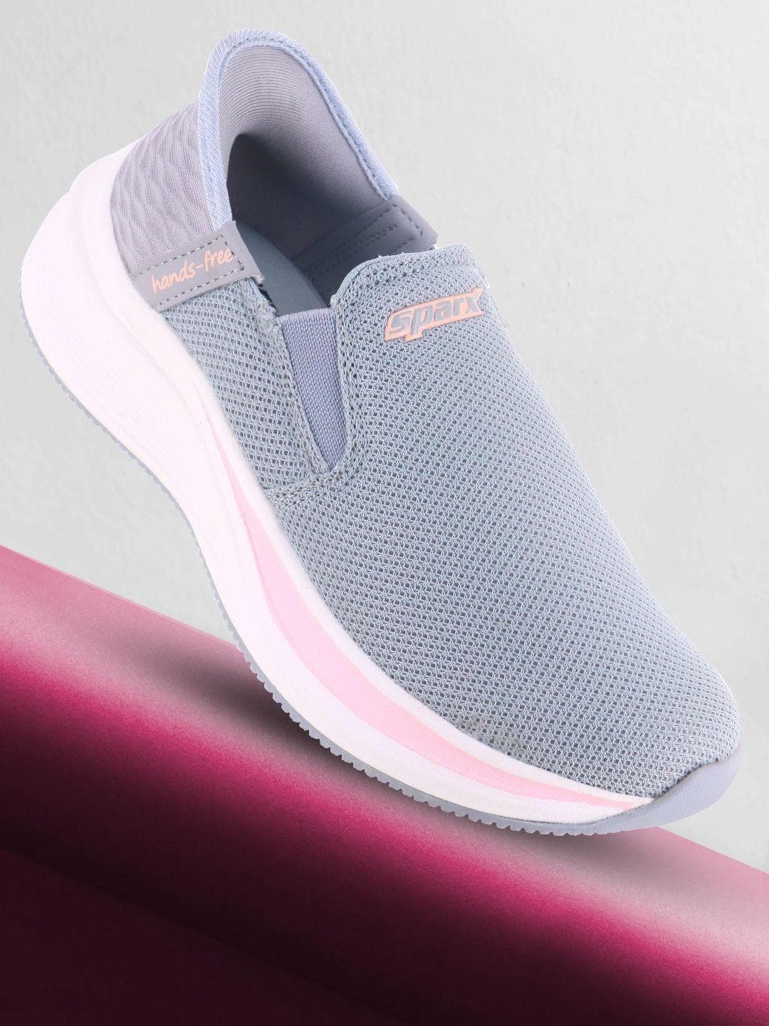 Sparx Women Mesh Tennis Non-Marking Shoes