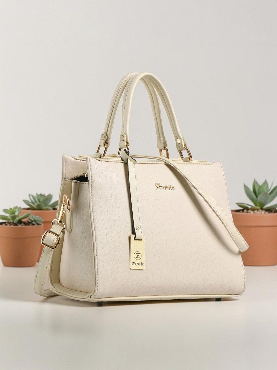Buy Exotic Textured Structured Handheld Bag - - Accessories for Women