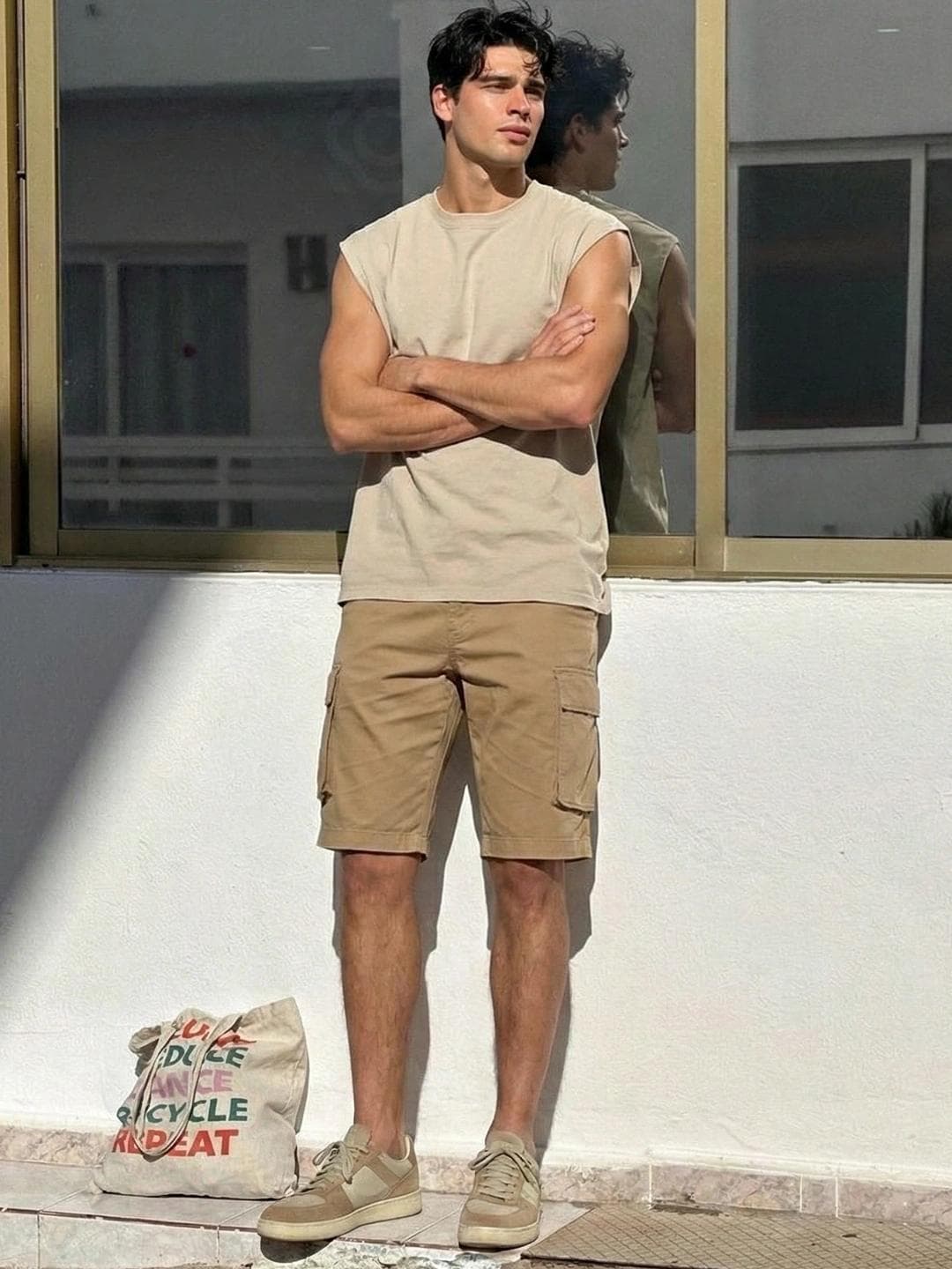 Roadster Men Solid Cargo Shorts