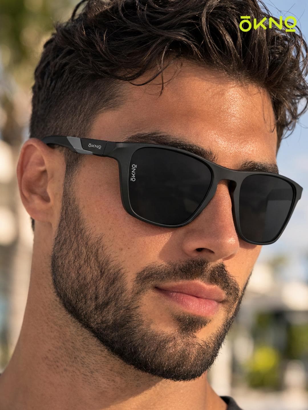Buy OKNO Unisex Square Sunglasses With Polarised And UV Protected Lens - - Accessories for Unisex