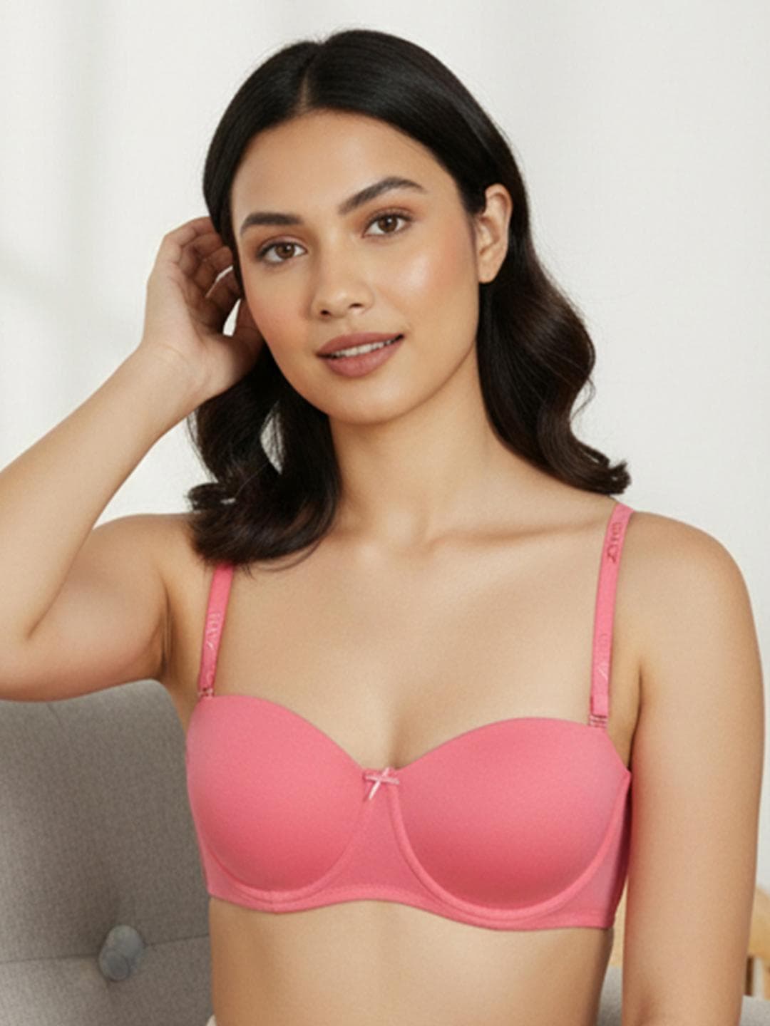 Buy Zivame Medium Coverage Lightly Padded Strapless Everyday Bra With All Day Comfort - - Apparel for Women