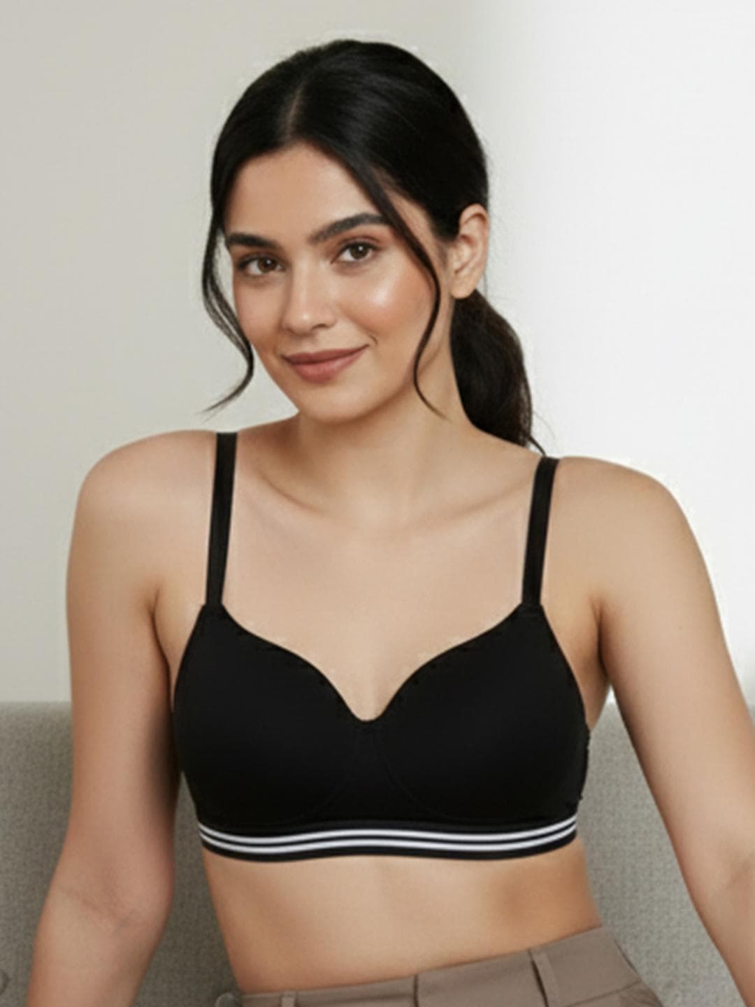 Buy Zivame Half Coverage Lightly Padded T Shirt Bra - - Apparel for Women