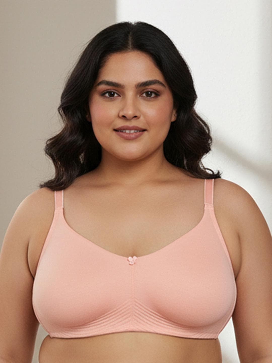 Buy Zivame Pink Non Padded Non Wired Bra - - Apparel for Women