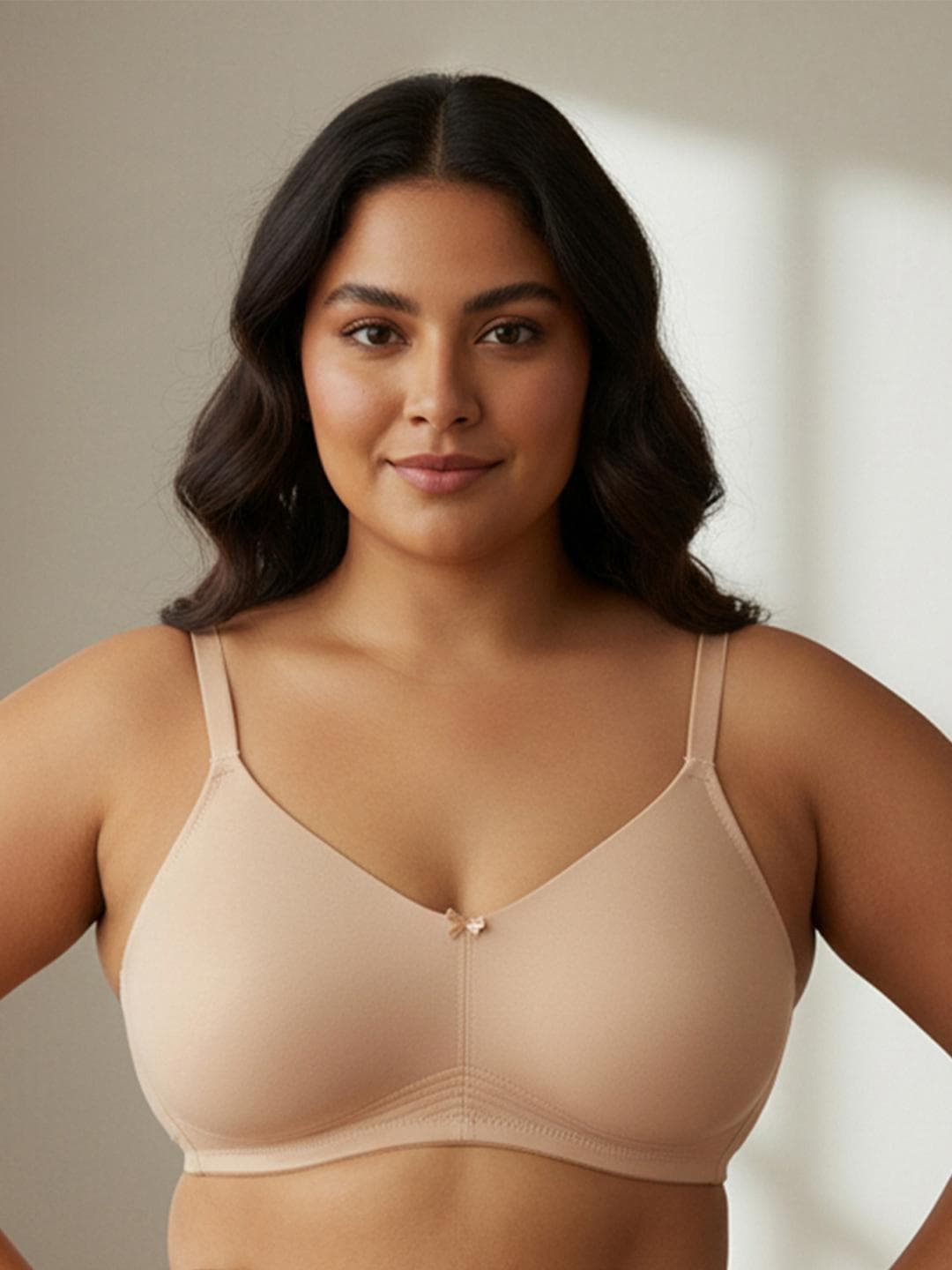 Buy Zivame Beige Solid Non Wired Non Padded Everyday Bra ZI1880 - - Apparel for Women