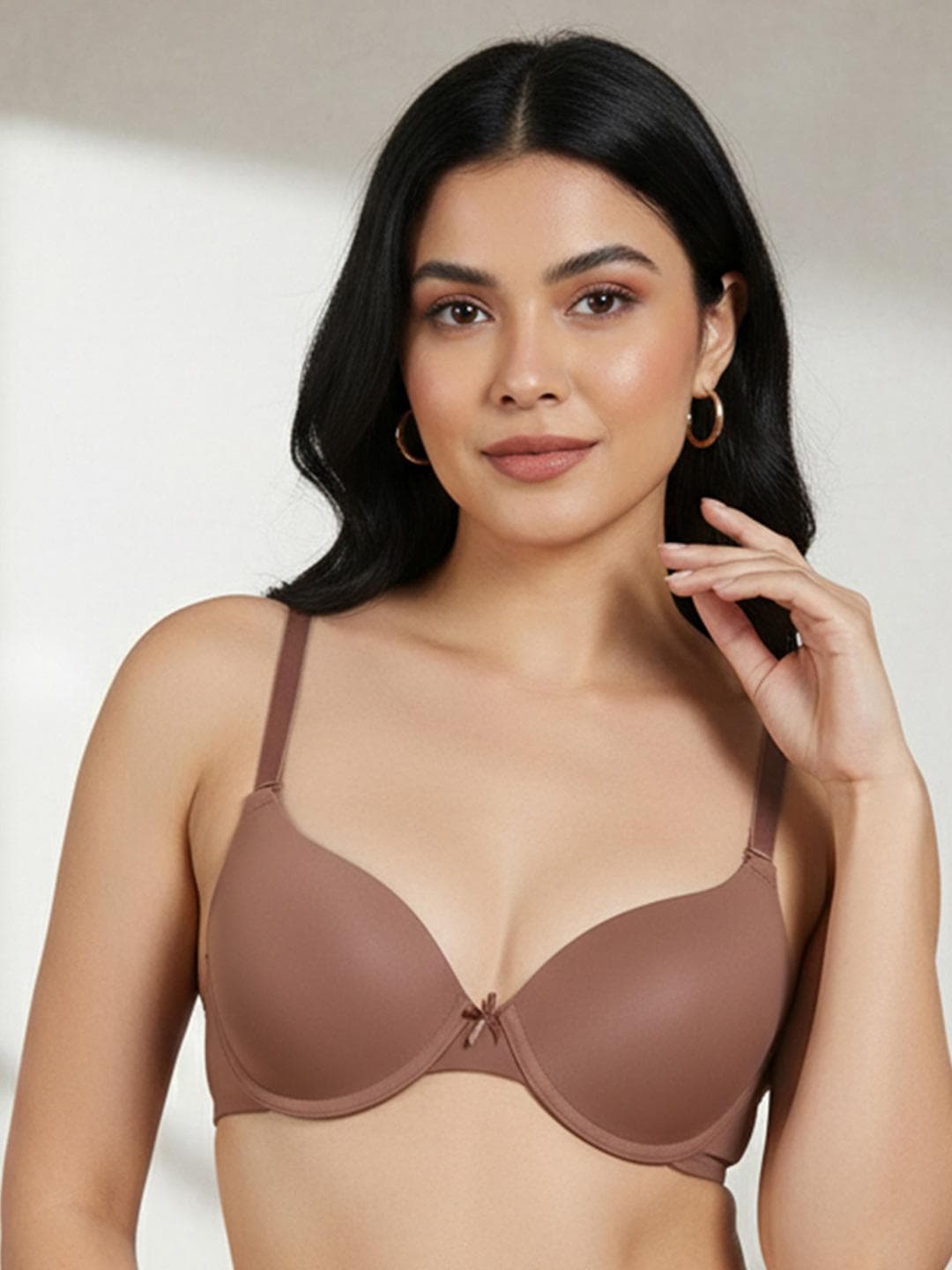 Buy Zivame Solid Medium Coverage Lightly Padded Everyday Bra - - Apparel for Women