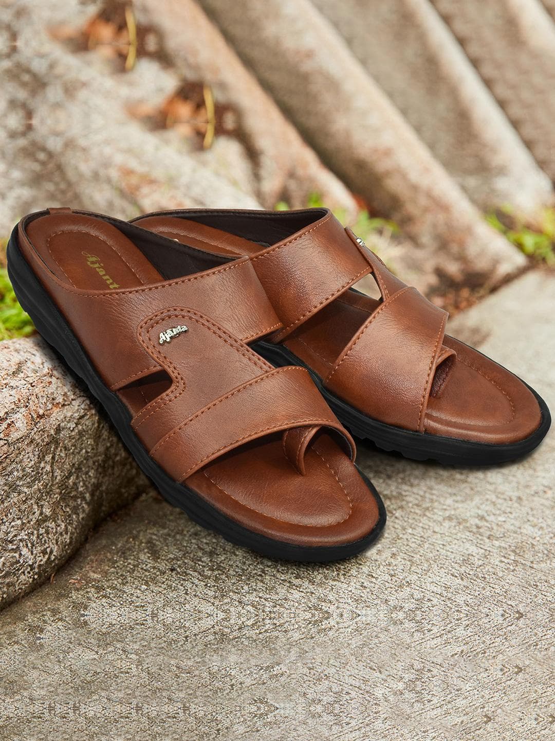 Ajanta Men Slip-On Comfort Sandals