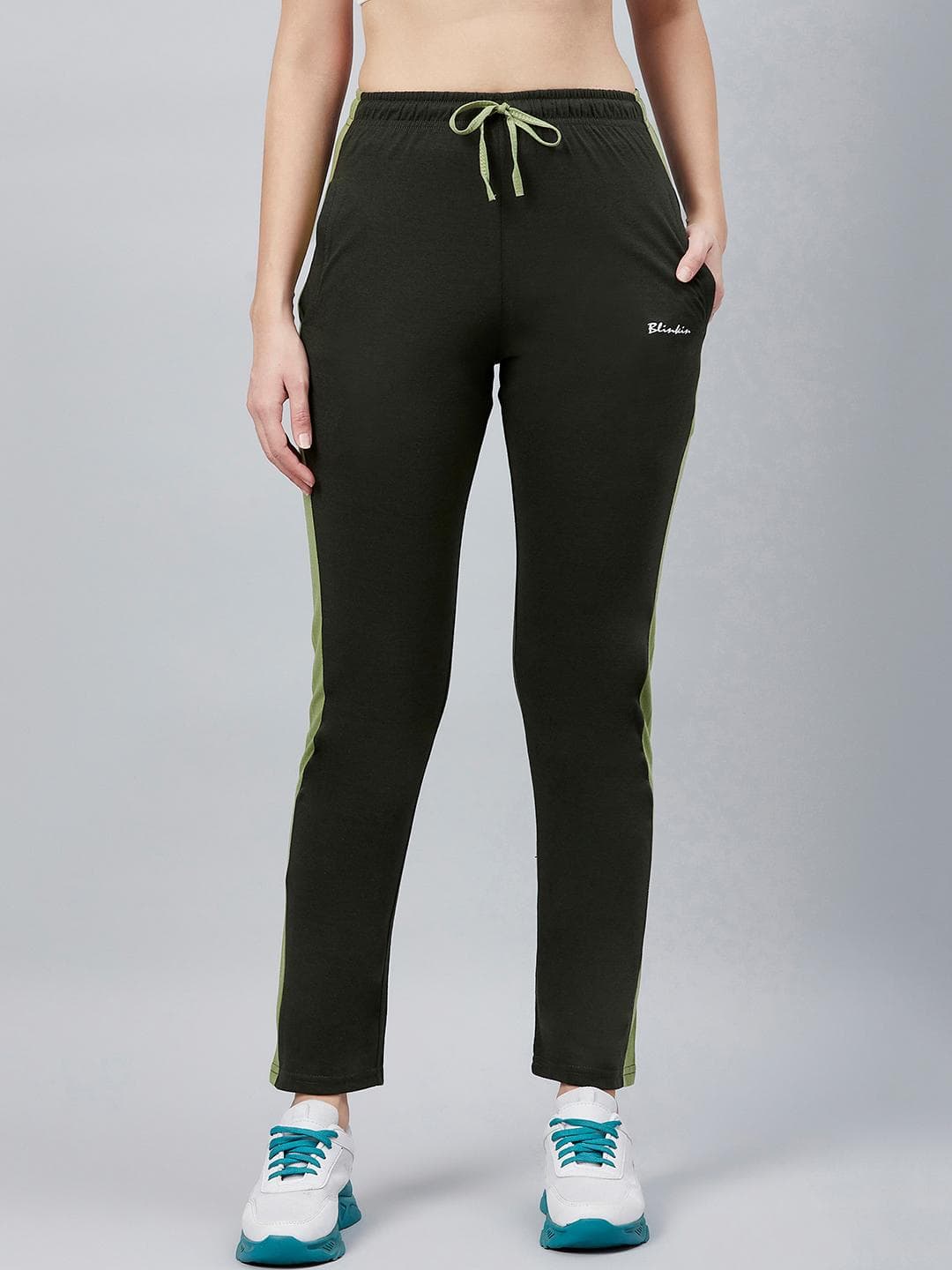 Blinkin Women High-Rise TrackPants