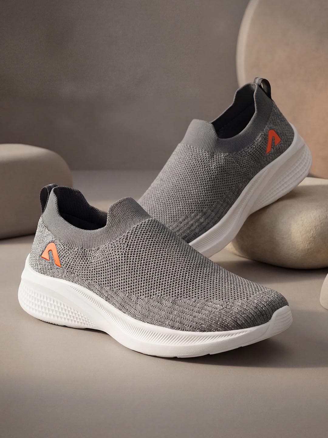 BOLDFIT Men Grey Casual Running & Walking Sports Shoes