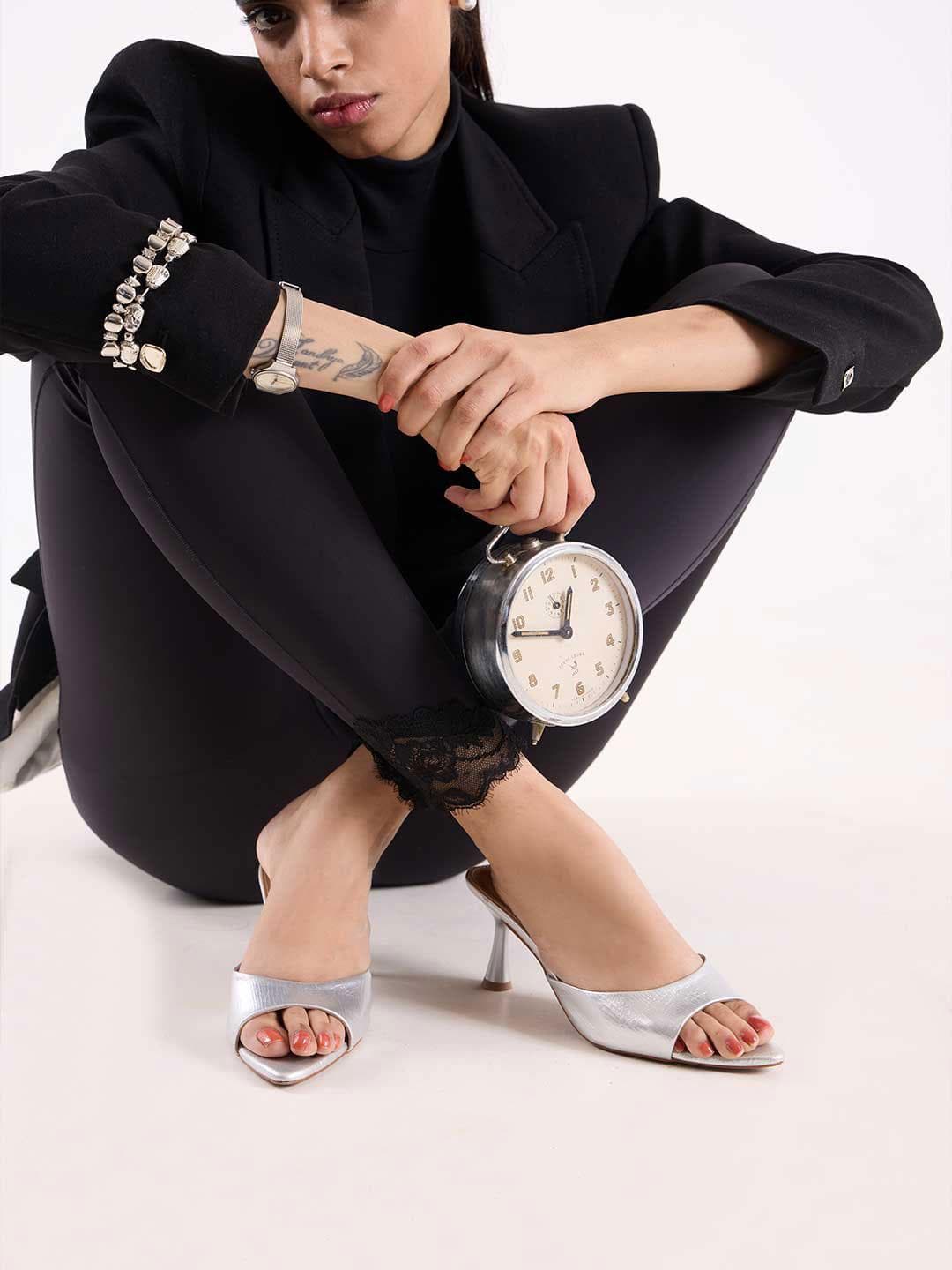 CAI Timeless Silver Heels
