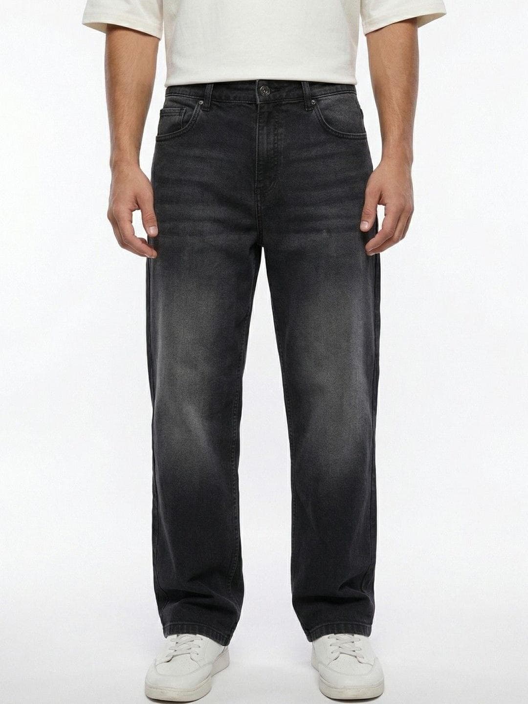 glitchez Men Relaxed Fit Mid-Rise Jeans