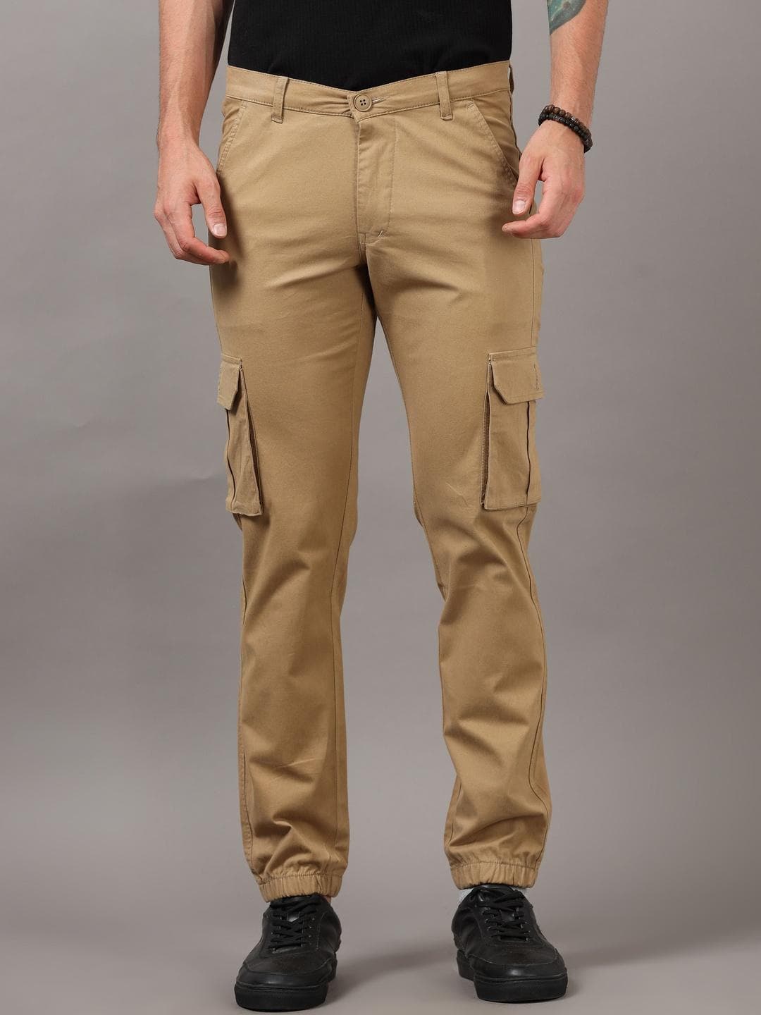 Roadster Men Comfort Fit Cargo Joggers