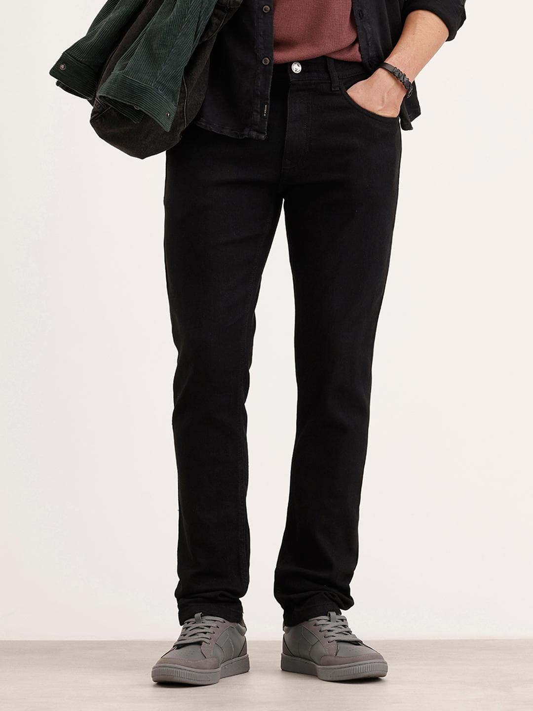 WROGN Men Slim Fit Stretchable Jeans