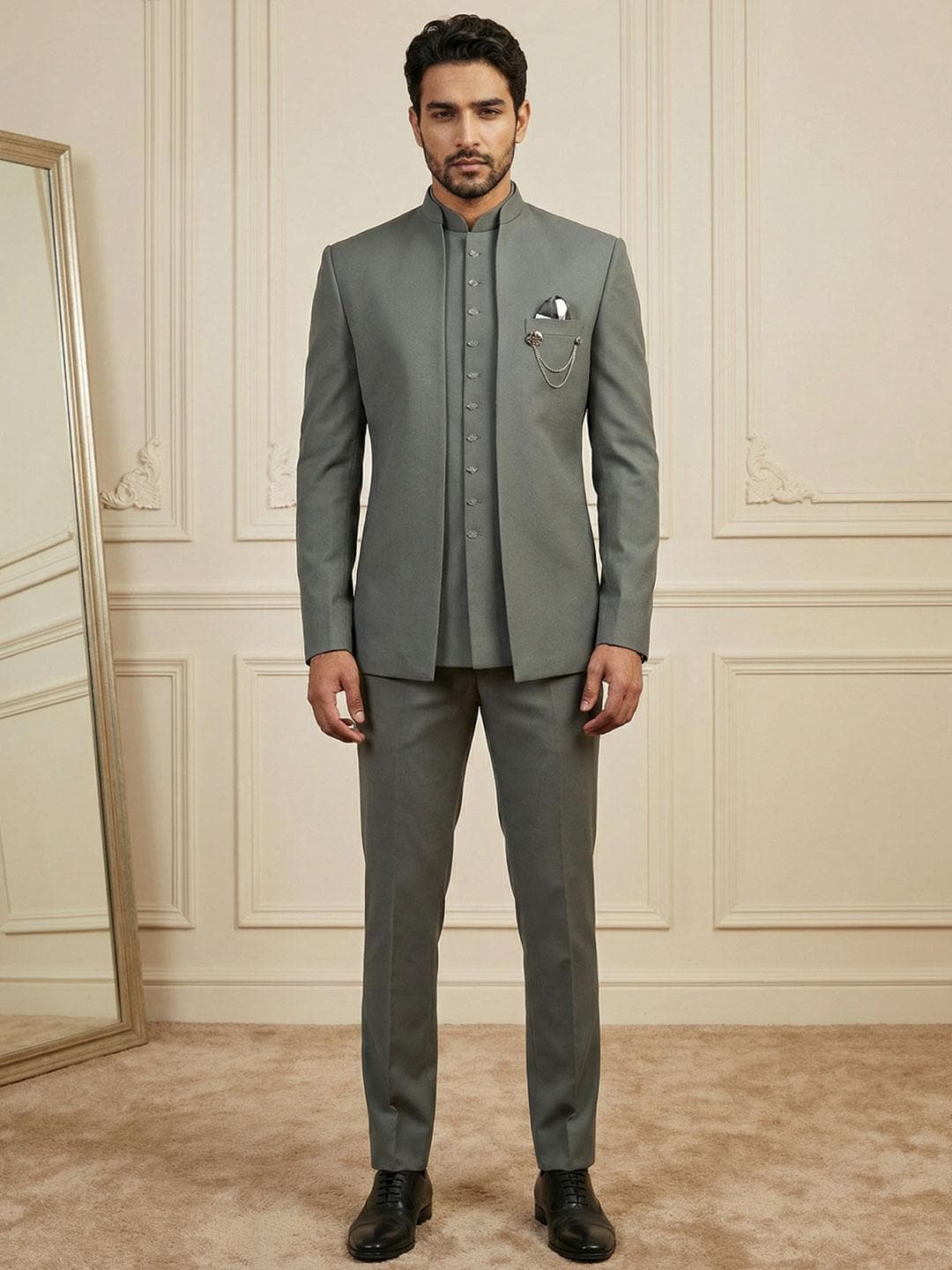 Jompers Mandarin Collar Sherwani