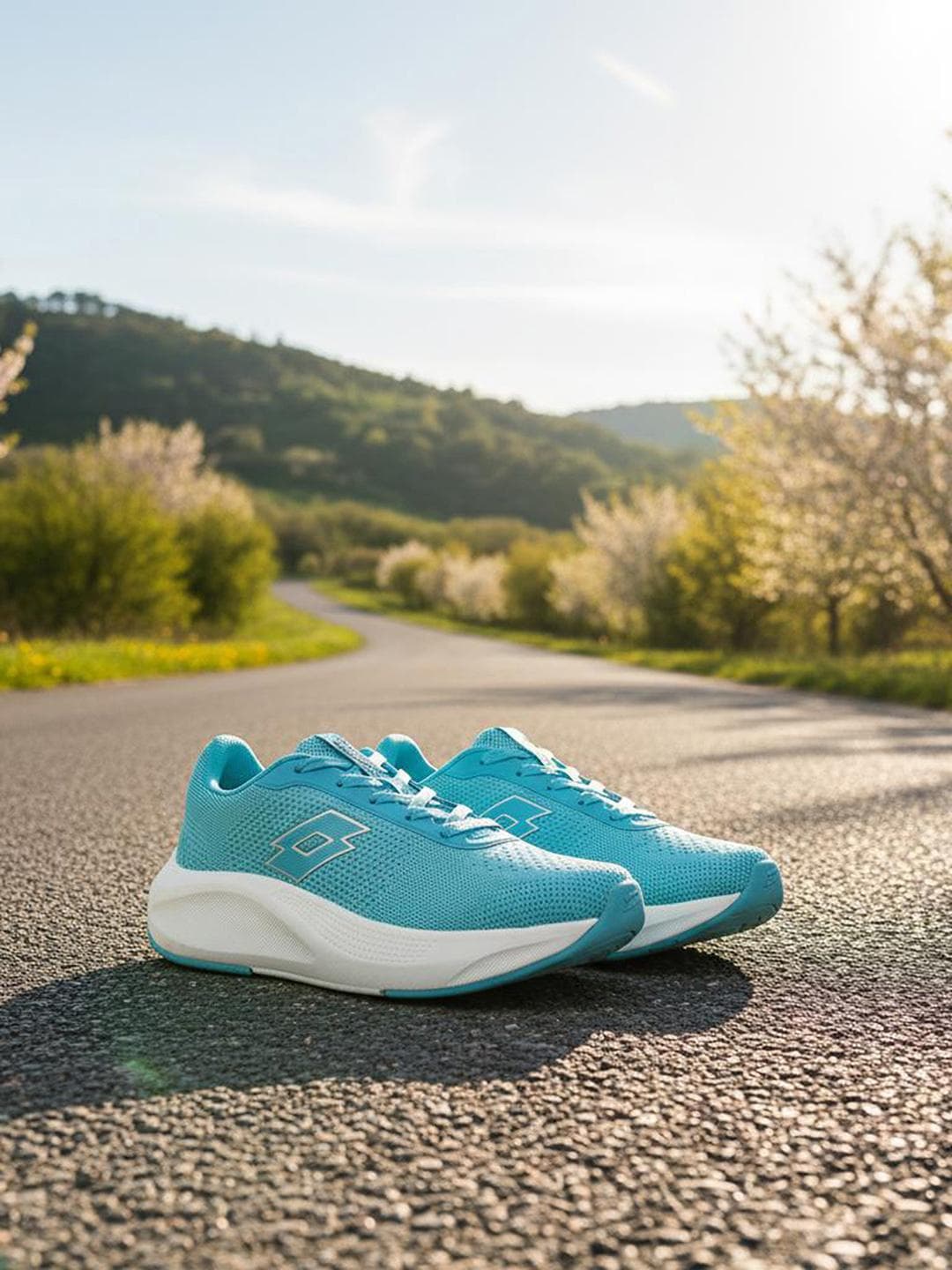 Lotto Women Xwift Knit Blue Running Shoes