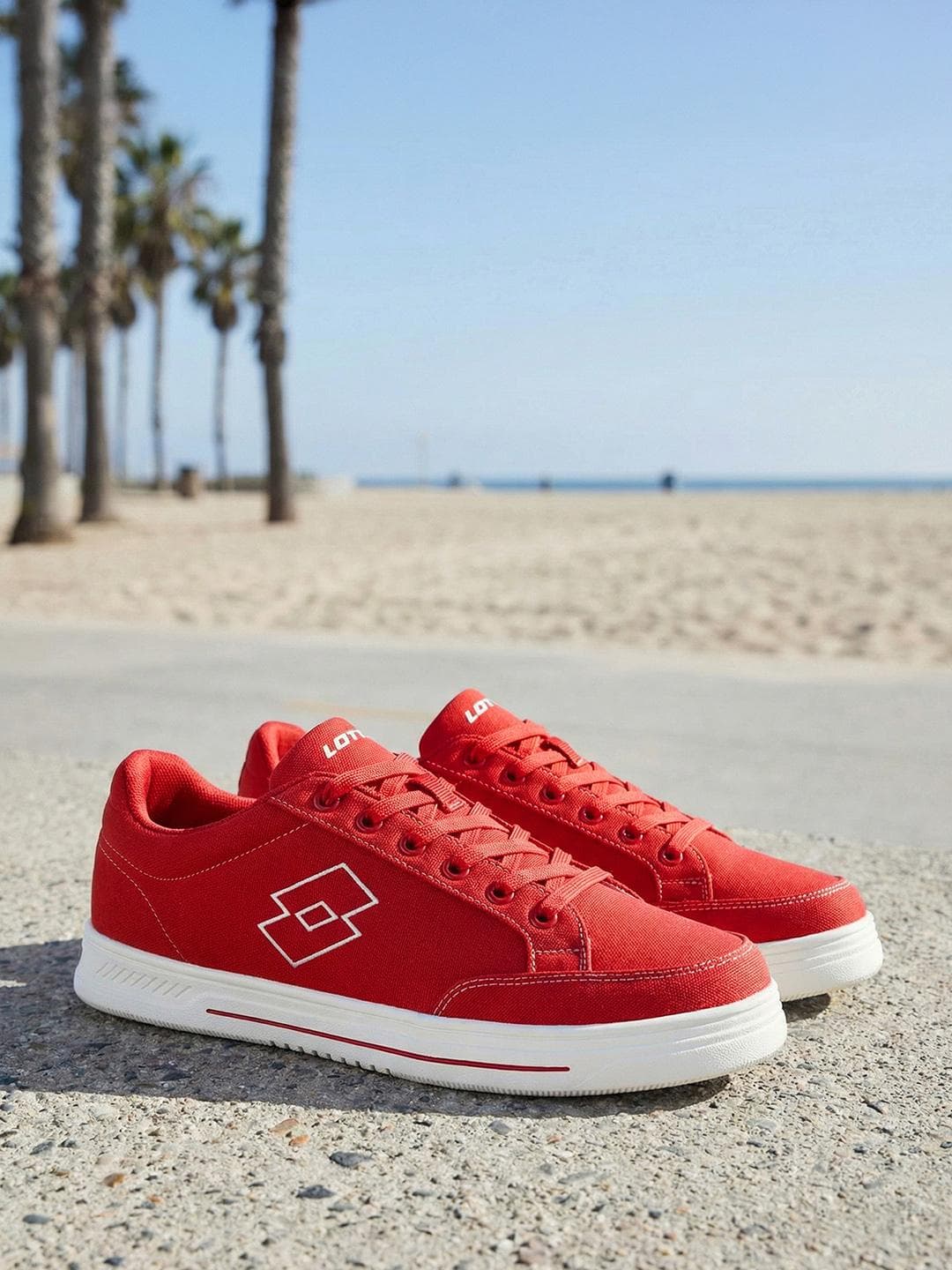 Lotto Men Strada Vele Red Sneakers