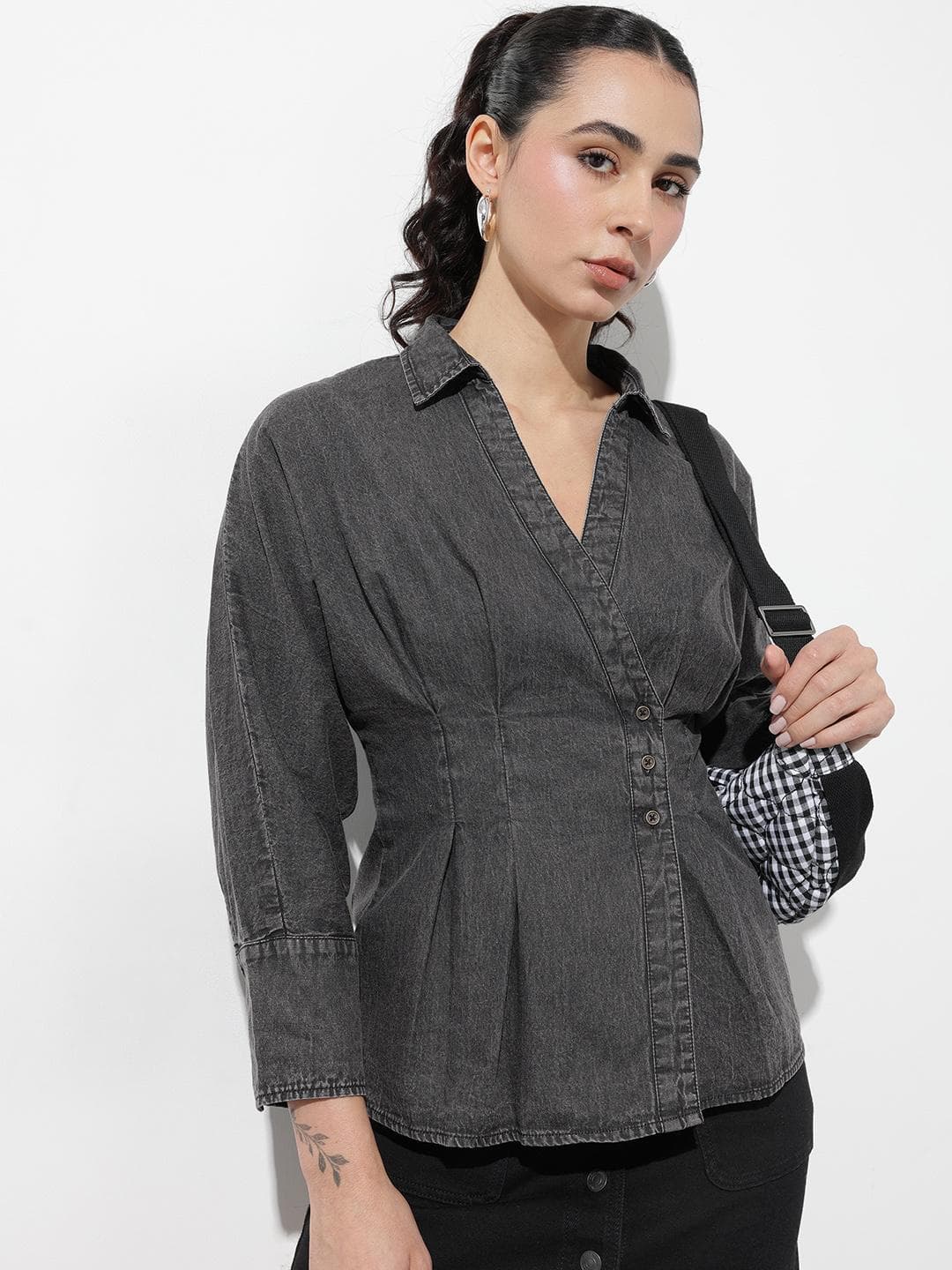 The Roadster Life Co. Pure Cotton Denim Casual Shirt